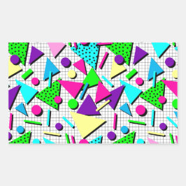 vollkommen radikal rechteckiger aufkleber