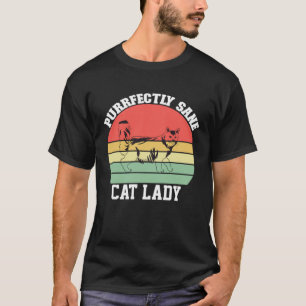 Vollkommen vernünftige Katzenlady Katze Vintage-Sh T-Shirt