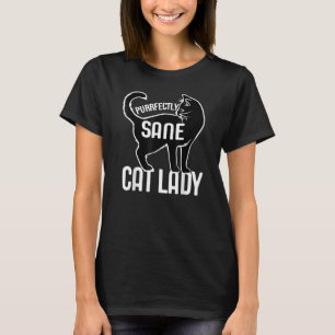 Vollkommen vernünftige Katzenlady T-Shirt