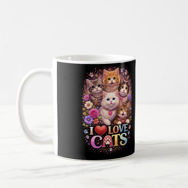 Vollkommene kleine Herzen Kaffeetasse (Links)