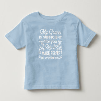 Vollkommene Kraft in Schwachheit 2. Korinther 12: Kleinkind T-shirt