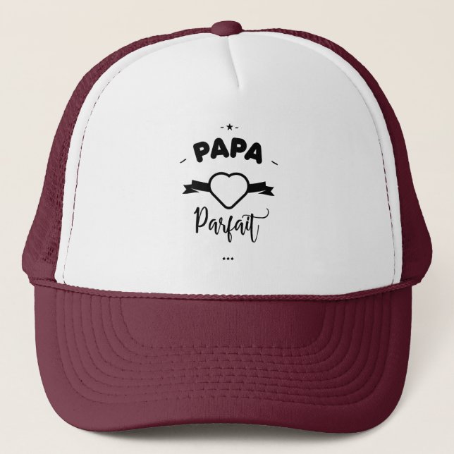 Vollkommener Papa Truckerkappe (Vorderseite)