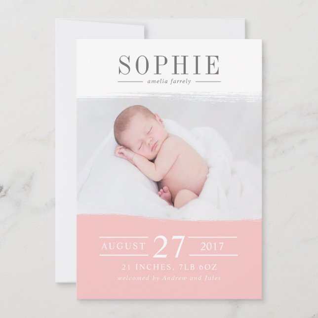 Vollkommenheit Ankündigung (Vorderseite)