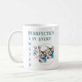 Vollkommenheit in jedem Pfotenschritt Kaffeetasse