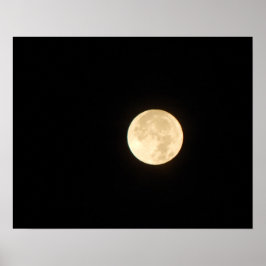 Vollmond 20x16 Poster Print Wall Art Decor