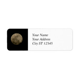 Vollmond-Adressetikett