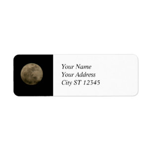 Vollmond-Adressetikett