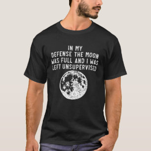 Vollmond Astrologie Astronomie Eclipse Moon Phase T-Shirt