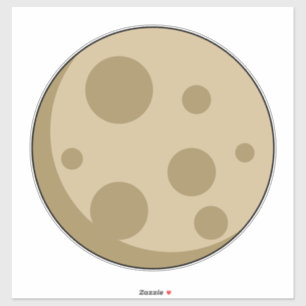 Vollmond Aufkleber