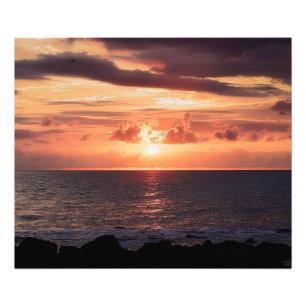 Vollmond-Aufstieg in Queensland Australien Fotodruck