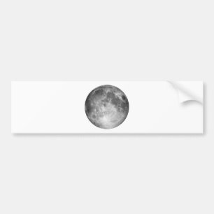 Vollmond Autoaufkleber