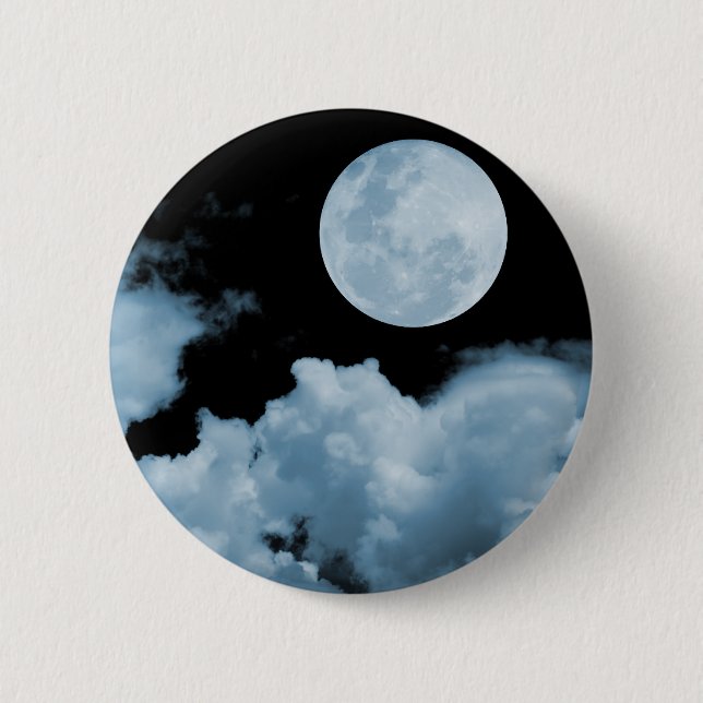 VOLLMOND BEWÖLKT BLAU BUTTON (Vorderseite)