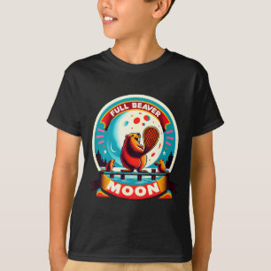 Vollmond Biber  T-Shirt