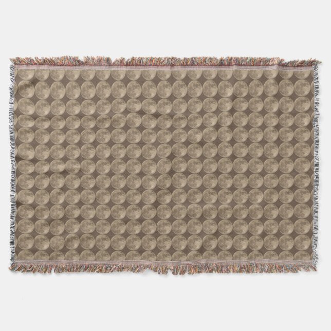 Vollmond Blanket Super Moon Throw Blankets Geschen Decke (Vorderseite)