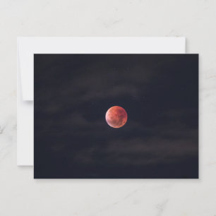 Vollmond, Blutmond Postkarte