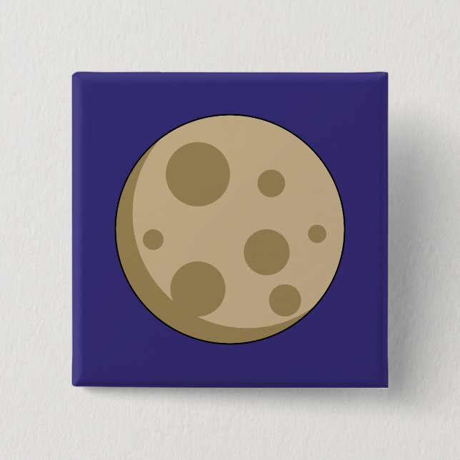 Vollmond Button (Vorderseite)