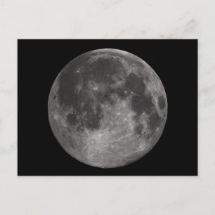 Vollmond der Erde Postkarte
