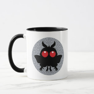 Vollmond des Untergangs Süßer Mothman Kryptid Tasse