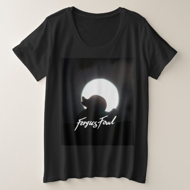 Vollmond FergusFowl Plus Frauengröße T - Shirt (Design vorne)