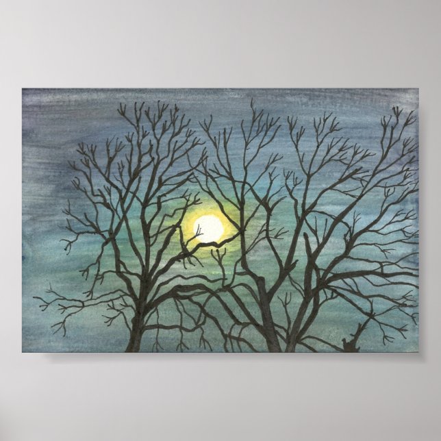 Vollmond Fine Art Print Poster (Vorne)