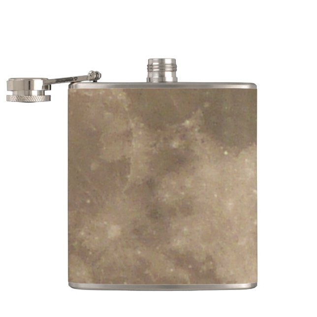 Vollmond-Flasche Personalisiert Moon Flask Moon Ge Flachmann (Geöffnet)