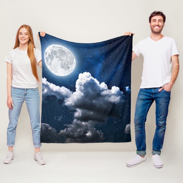 Vollmond Fleecedecke (Beispiel)