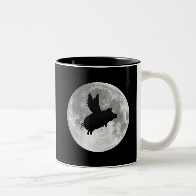 Vollmond fliegende Tasse (Rechts)