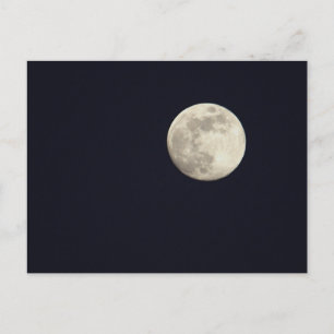 Vollmond Foto Postkarte