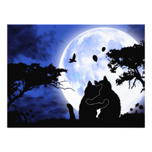 Vollmond Fotodruck