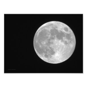 Vollmond Fotodruck
