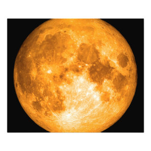 Vollmond Fotodruck