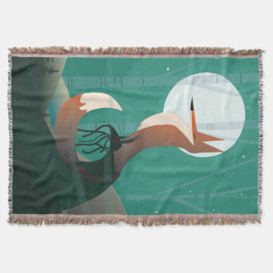 Vollmond-Foxy-Throw-Blanket Decke