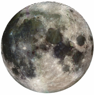 Vollmond Freistehende Fotoskulptur