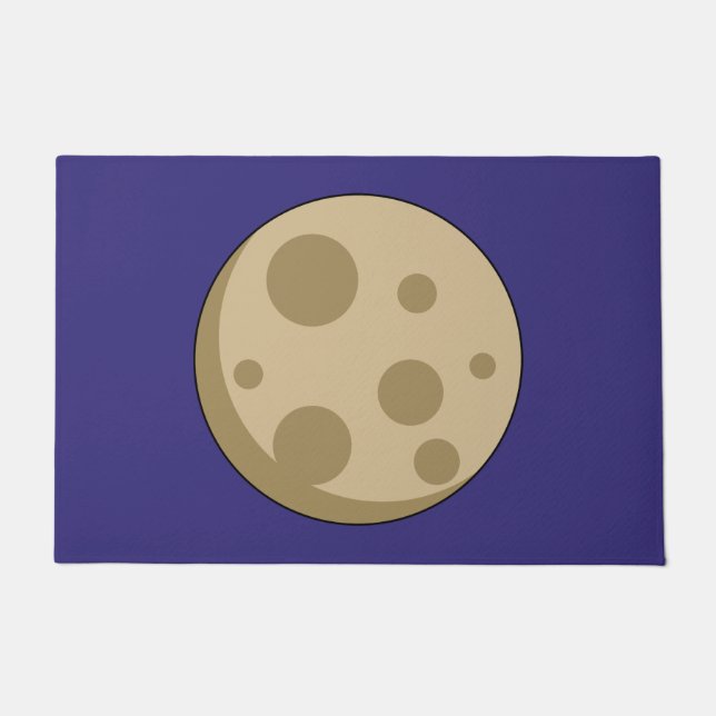Vollmond Fußmatte (Vorderseite)