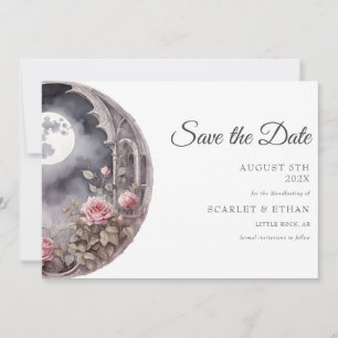 Vollmond Garden Door Pink Rose Boho Handfasting Save The Date