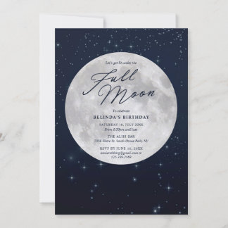 Vollmond Geburtstag Einladung
