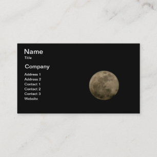 Vollmond Geschäftskarte Visitenkarte