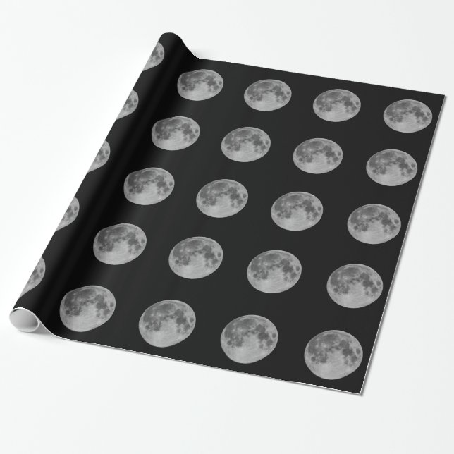 Vollmond Geschenkpapier (Ungerollt)