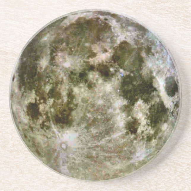 Vollmond Getränkeuntersetzer (Vorne)