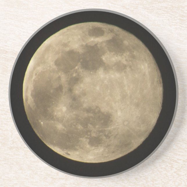 Vollmond Getränkeuntersetzer (Vorne)