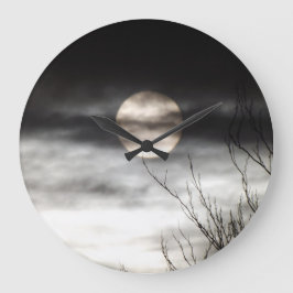 Vollmond Große Wanduhr