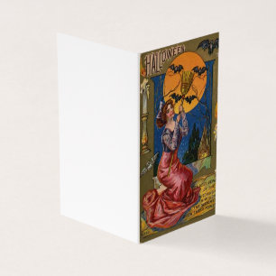 Vollmond-Halloween-Hexe