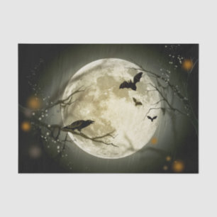 Vollmond Halloweens Seidenpapier