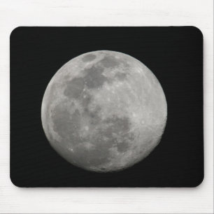 Vollmond in Schwarz und Weiß. Kredit als: Arthur Mousepad