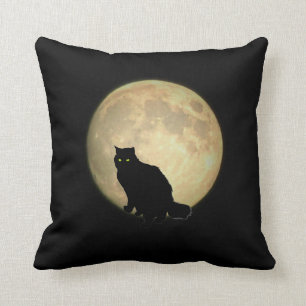 Vollmond katzenartige drei kissen