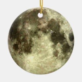 Vollmond Keramikornament
