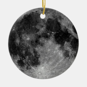 Vollmond Keramikornament