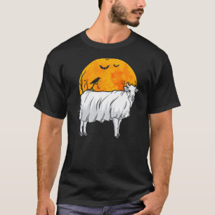 Vollmond-Kuh-Geist-Milchkuh-Mädchen-Milchbauerin H T-Shirt