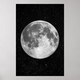 Vollmond-Kunst-Poster Poster