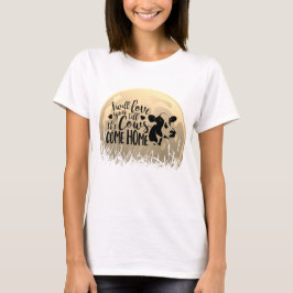 Vollmond Liebe bis die Kühe Zuhause kommen T-Shirt